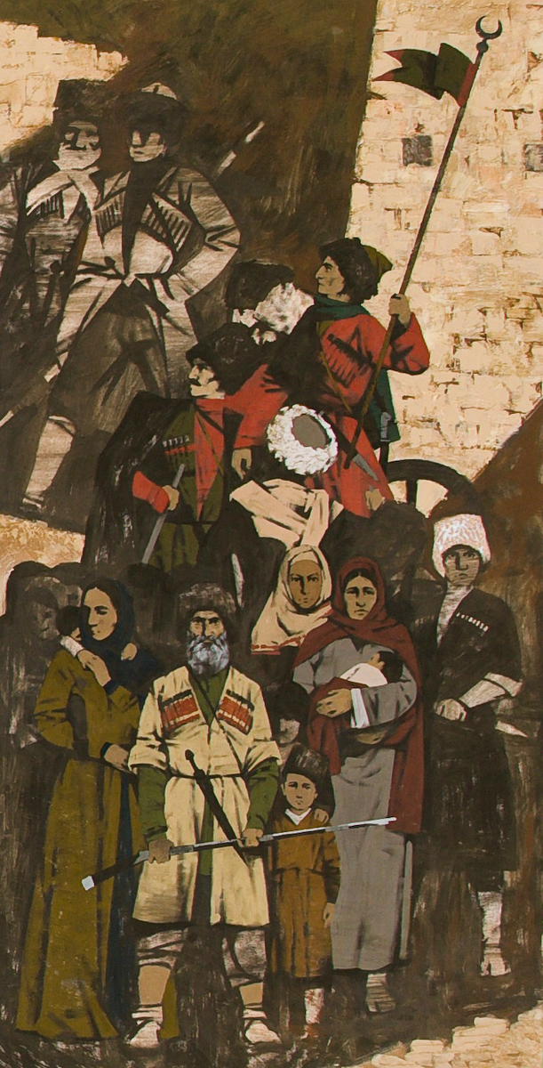 Фрагмент триптиха «Имам Шамиль», 2008−2009