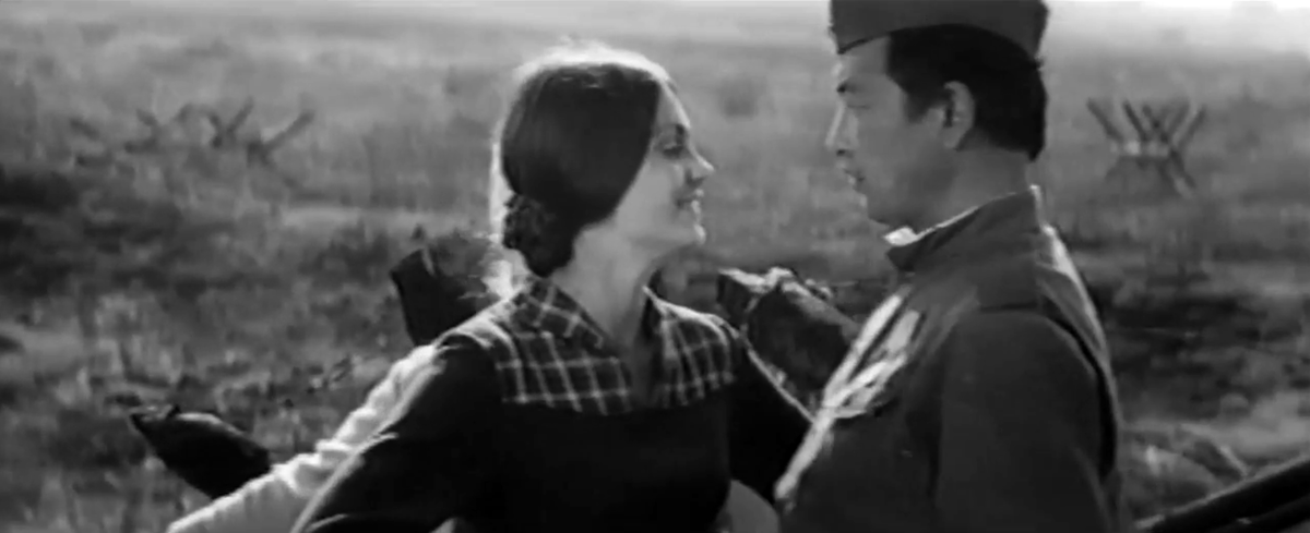 Гражина Байкштите в фильме "Последний форт".