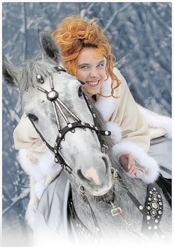 Зимой на коне