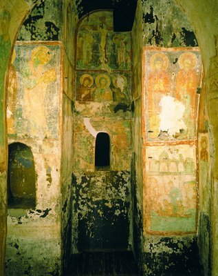 Келья преподобной Евфросинии в Спасо-Преображенском храме. Современная фотография.