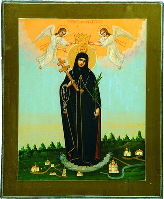 Преподобная Евфросиния Полоцкая. 19в.