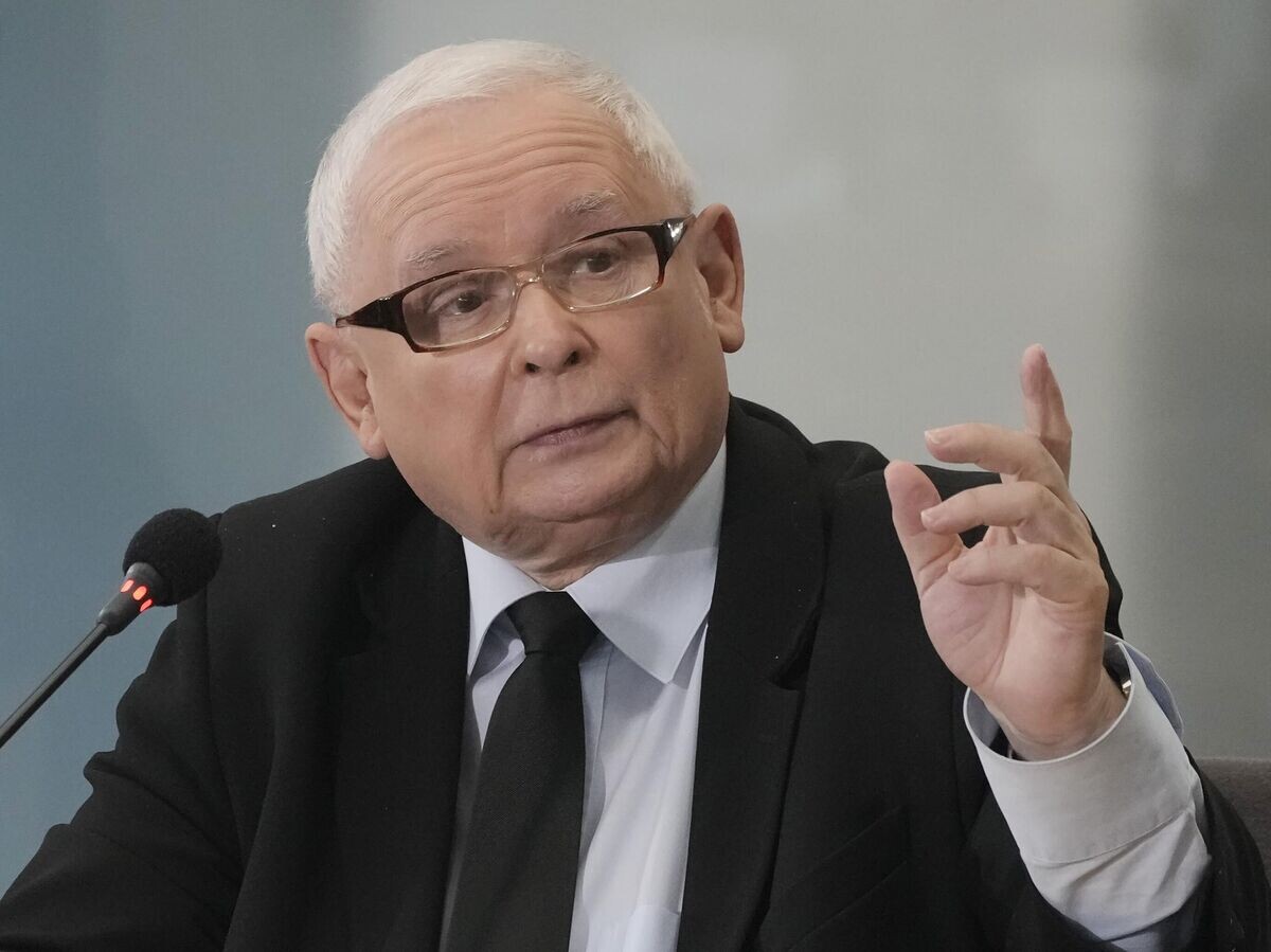    Лидер крупнейшей оппозиционной партии Польши "Право и справедливость" Ярослав Качиньский© AP Photo / Czarek Sokolowski