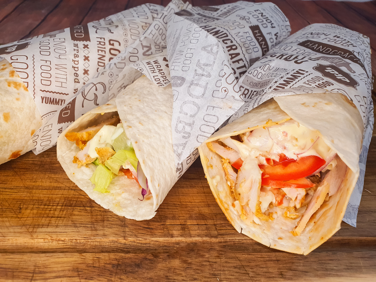 Шаварма в лепешке