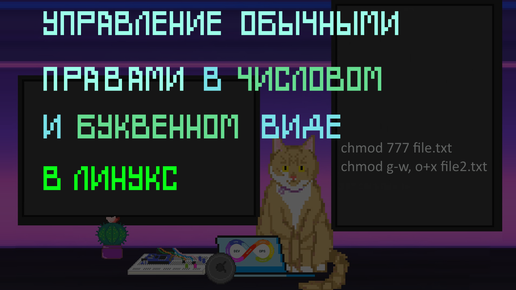 Управление обычными правами в числовом и буквенном виде в линукс | Заметки оцифрованного кота