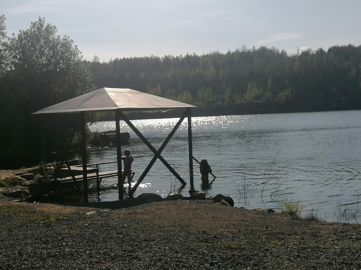    Жители Петрозаводска провожают лето заплывамиЧитатель "ФакторНовости"