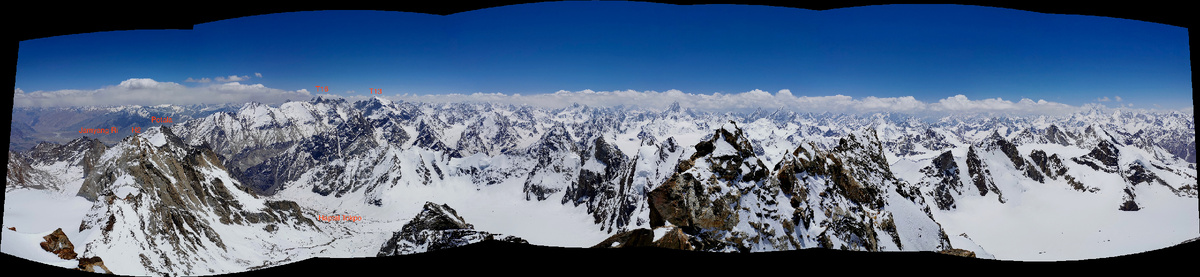 Панорама с вершины Ваджрайогини 11.06.2024