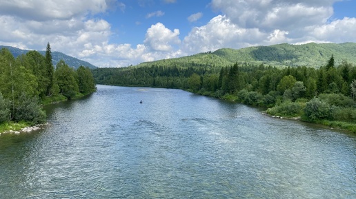 Дорога на Чинжебский водопад. Красноярский край, Курагинский район.