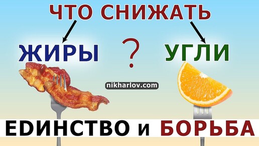 📕 Сравнение: Низкожировое питание и Низкоуглеводная диета. Гормезис от еды. Гормональные особенности.