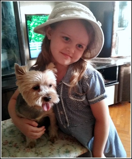 Моя внучка с Филиппом 4 года назад. Фотография моя.