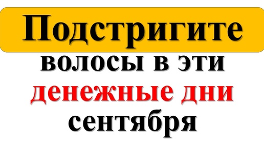 Лунный календарь стрижек волос на сентябрь 2024 года