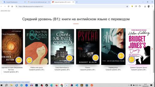 Книги на английском для уровня B1.