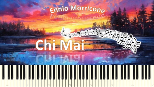 Ennio Morricone - Chi Mai (piano tutorial) [НОТЫ + MIDI]