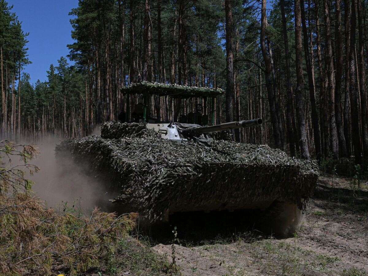    Российская БМП-3 в зоне спецоперации© РИА Новости / Евгений Биятов