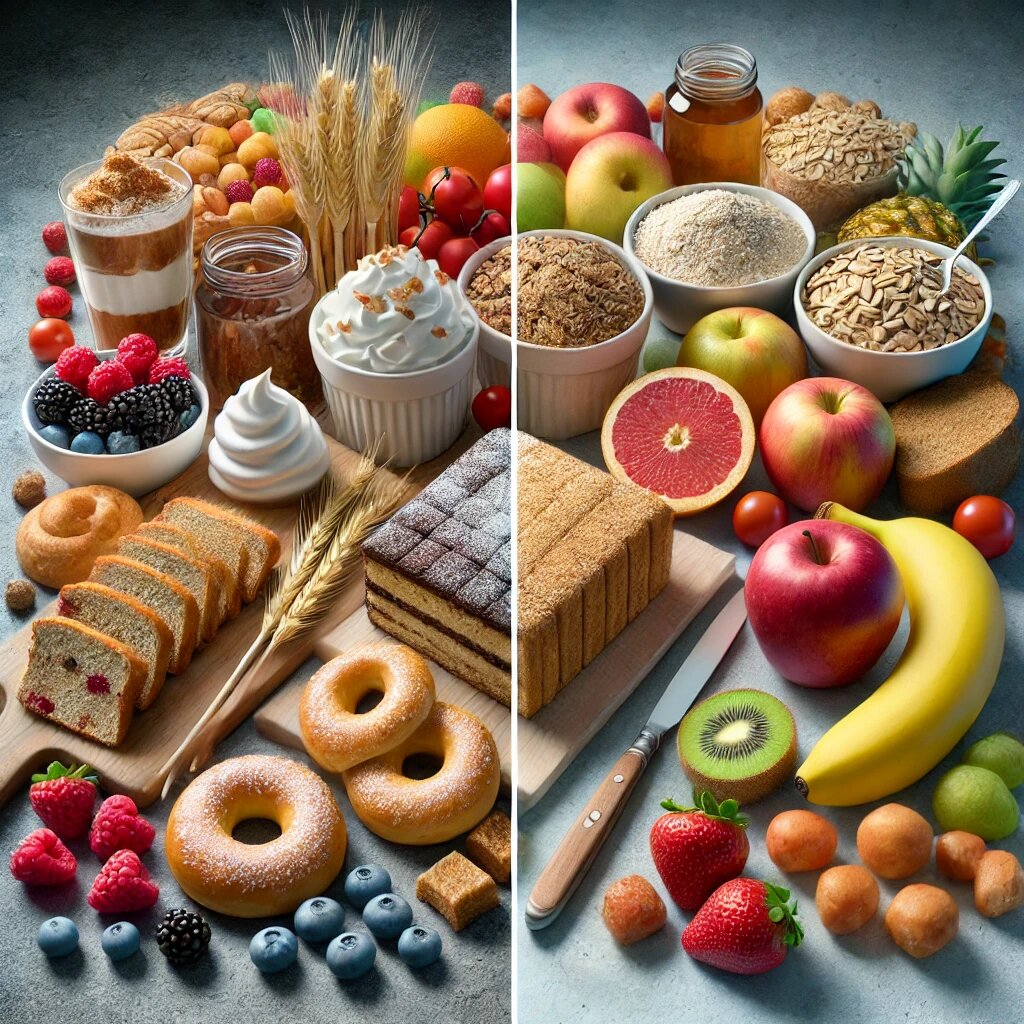 Сладости vs. цельнозерновые продукты: какая энергия на пользу?