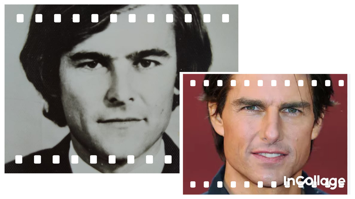 Мой дядя Юра был похож на Тома Круза. Коллаж автора канала