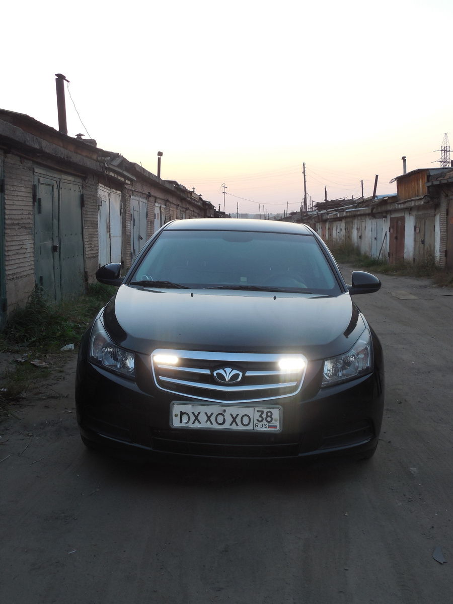 Daewoo Lacetti 2009 года. Фото сделано в городе Братске Иркутской области.