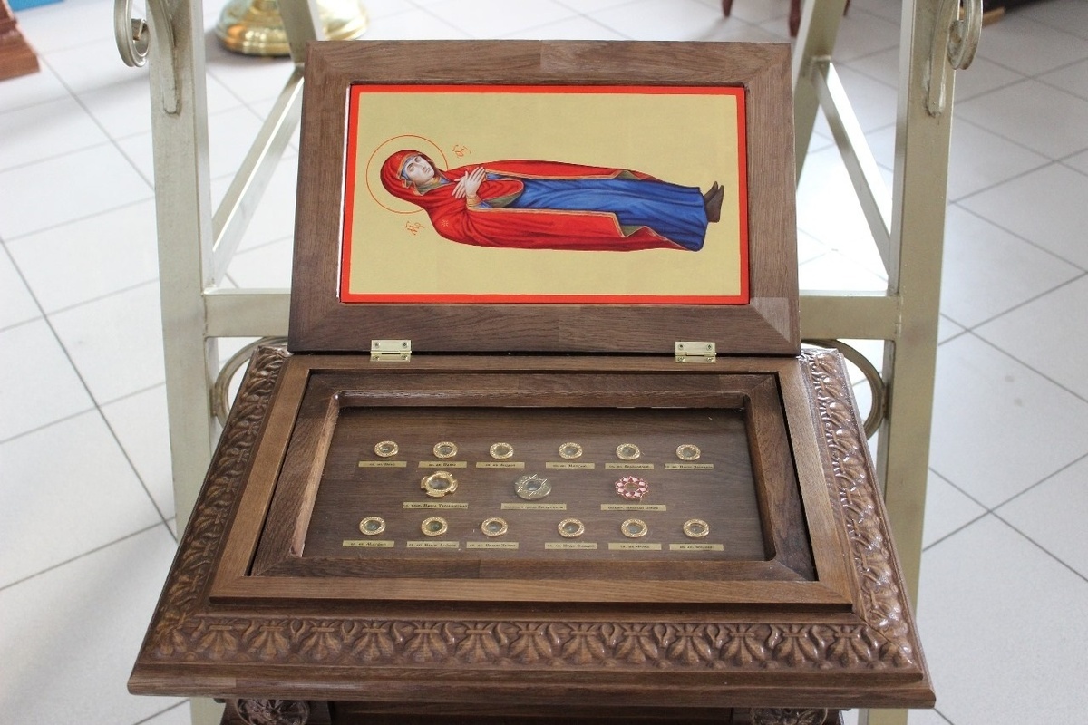 Плащаница Богородицы. / ФОТО С. Березовского