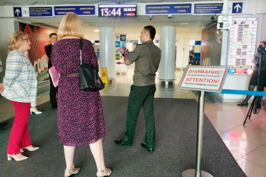    Фото: Minsk Airport / Telegram