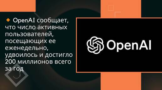 Технологические новости OpenAI удваивает пользователей, новые функции от Microsoft и Google, анонс Galaxy Z Fold6