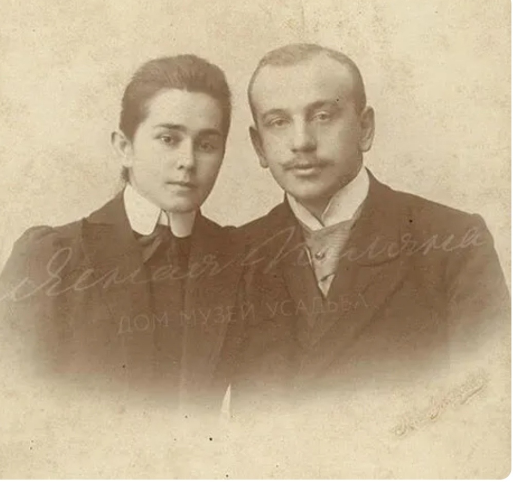 Ольга Дитерихс и Андрей Толстой, фотография из дома-музея усадьбы Ясная Поляна
