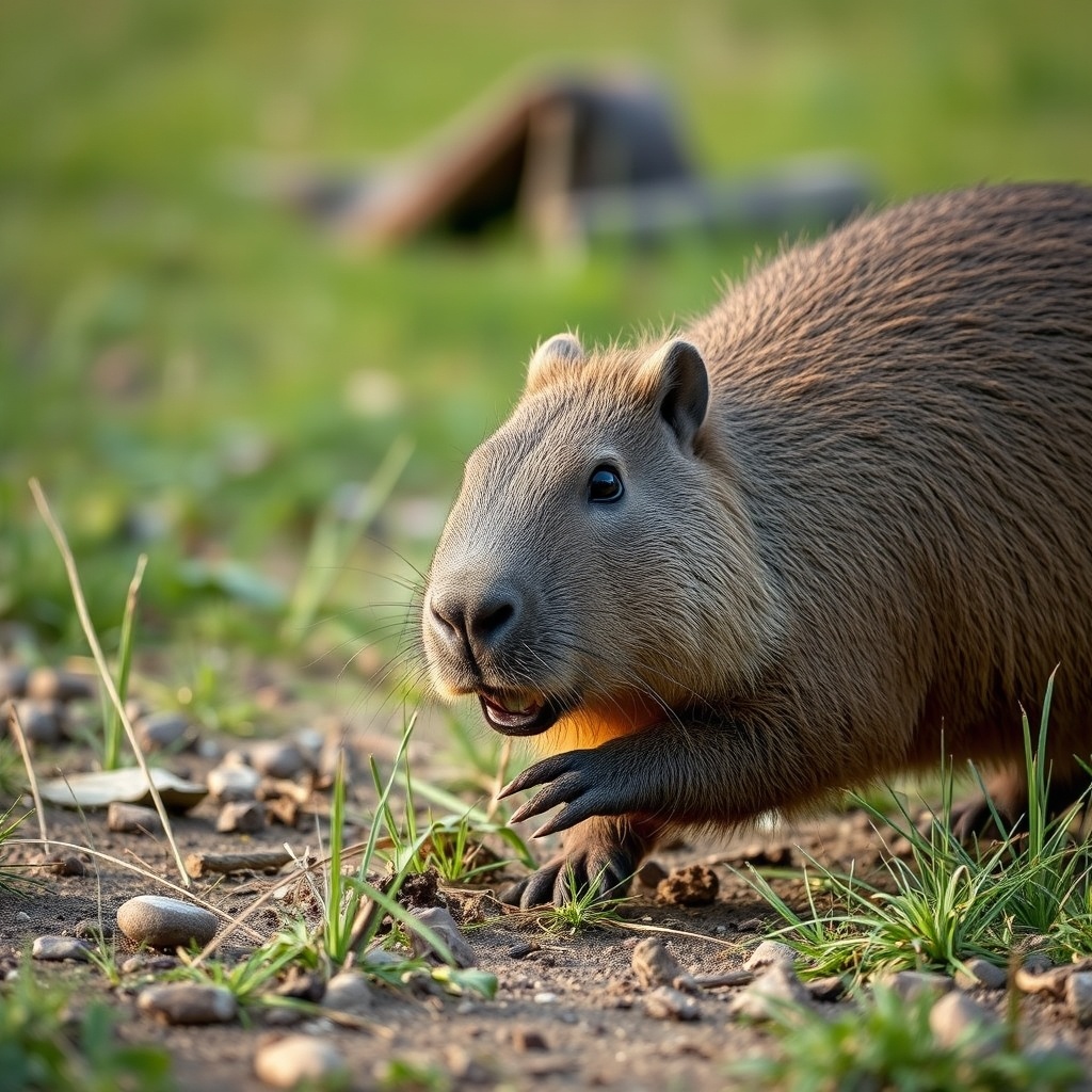 Фото: Капибара крупным планом