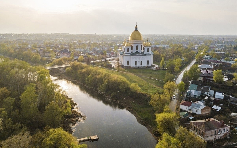  Панорама Моршанска – родины героя, Тамбовская область. Фото: сообщество ВК «Моршанск.ru»