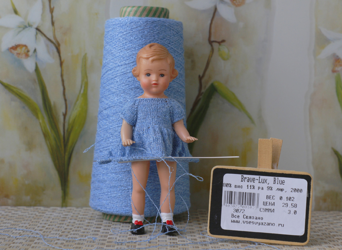 Некоторые примеры пряжи на бобинах