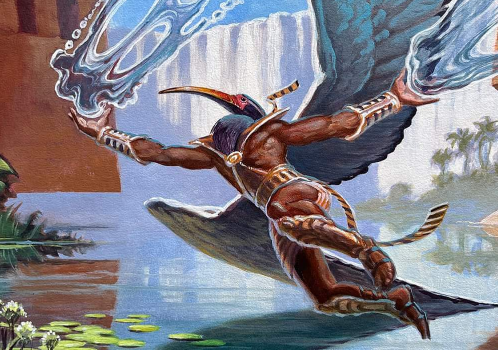 Nadu, Winged Wisdom (Modern Horizons III) - art by Daren Bader