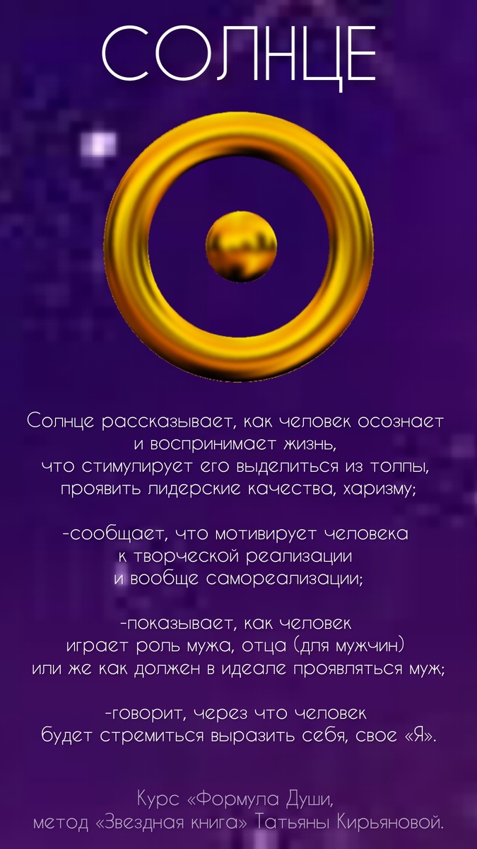 Солнце в Формуле Души. Татьяна Кирьянова