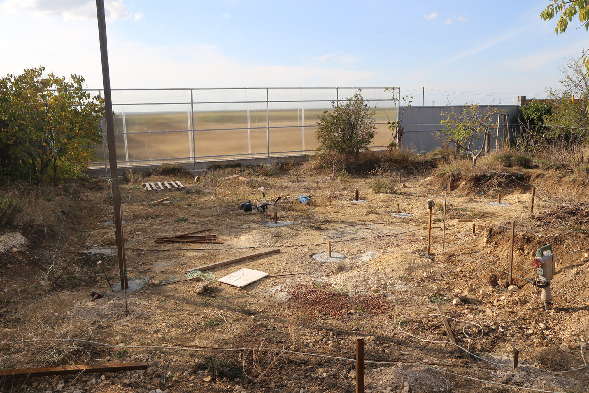 Место будущего огорода 2019 год.