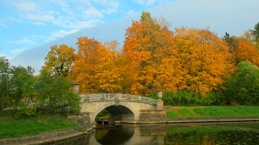 🍂Золотая осень в Павловском парке・Пригороды・Прогулка по Питеру・Санкт-Петербург・СПб・Алексей Михайлов YouTube Видео Экскурсия