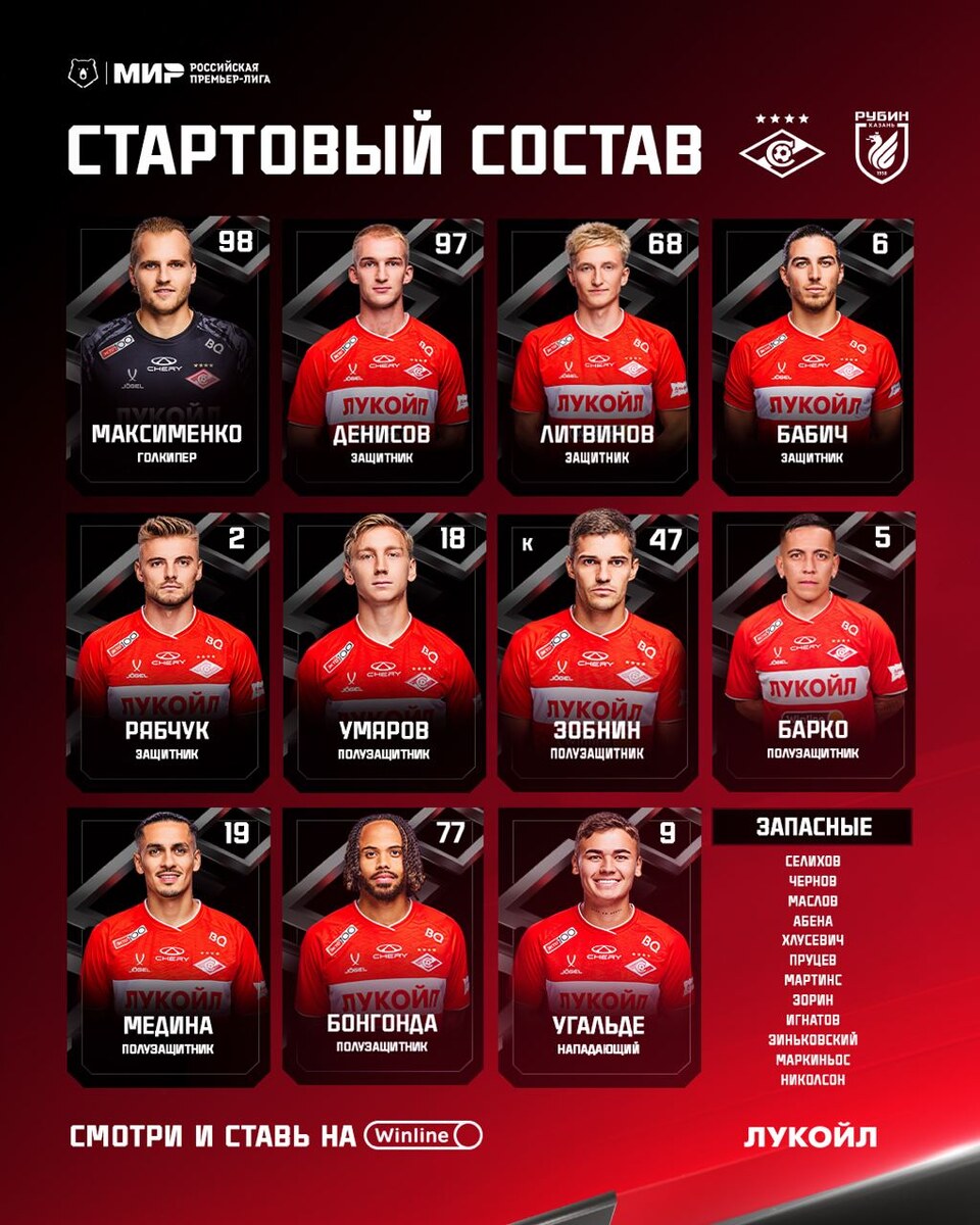 Фото из телеграм-канала "Спартака" 