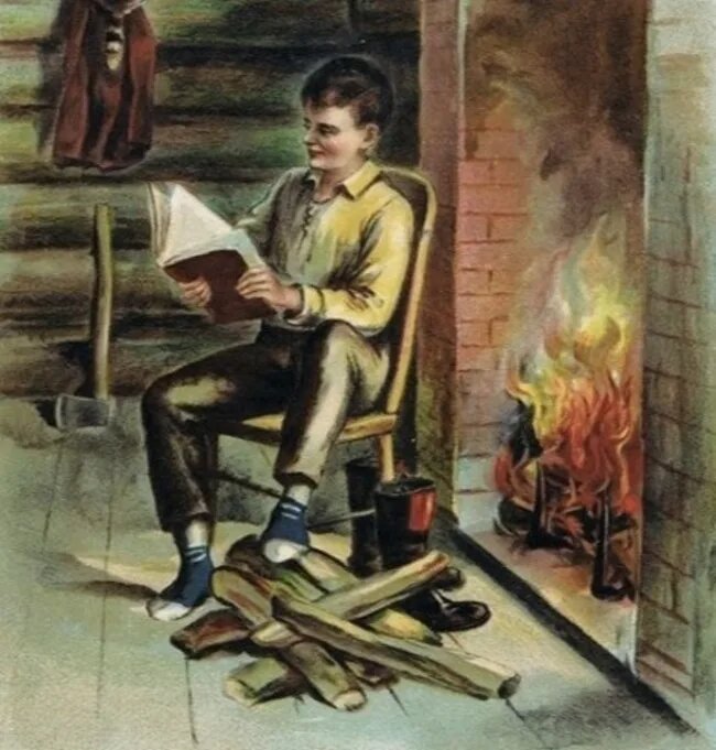 влюбленный в книжные знания Эб