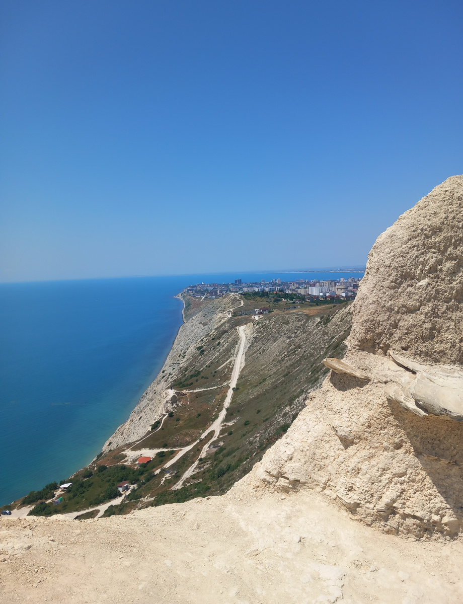 Вид на Анапу с Ласточкиных гнезд. Фото автора