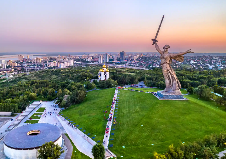 Вид на Волгоград