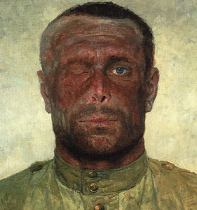 Следы войны, 1963–1965 гг. Автор: Гелий Коржев.