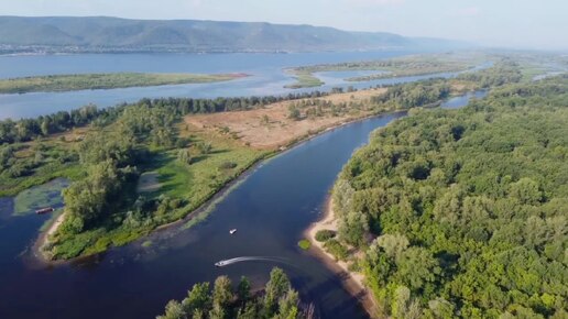 Мощь, красота и величие реки Волги.