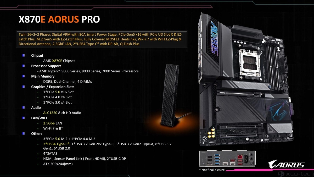 Gigabyte x870 gaming x wifi7 Gigabyte x870 gaming x wifi7