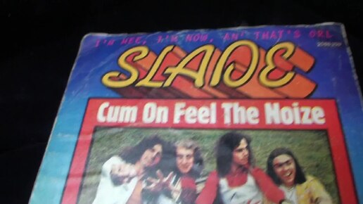 0018 Slade Cum On Feel The Noize - I'm Mee, I'm Now, An' That's Orl 7 single Polydor Belgium