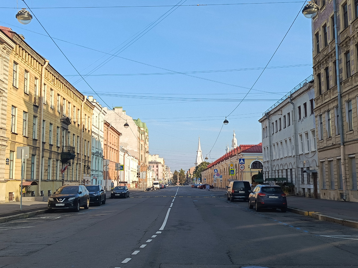 Вид на 7 и 6 линии ВО.