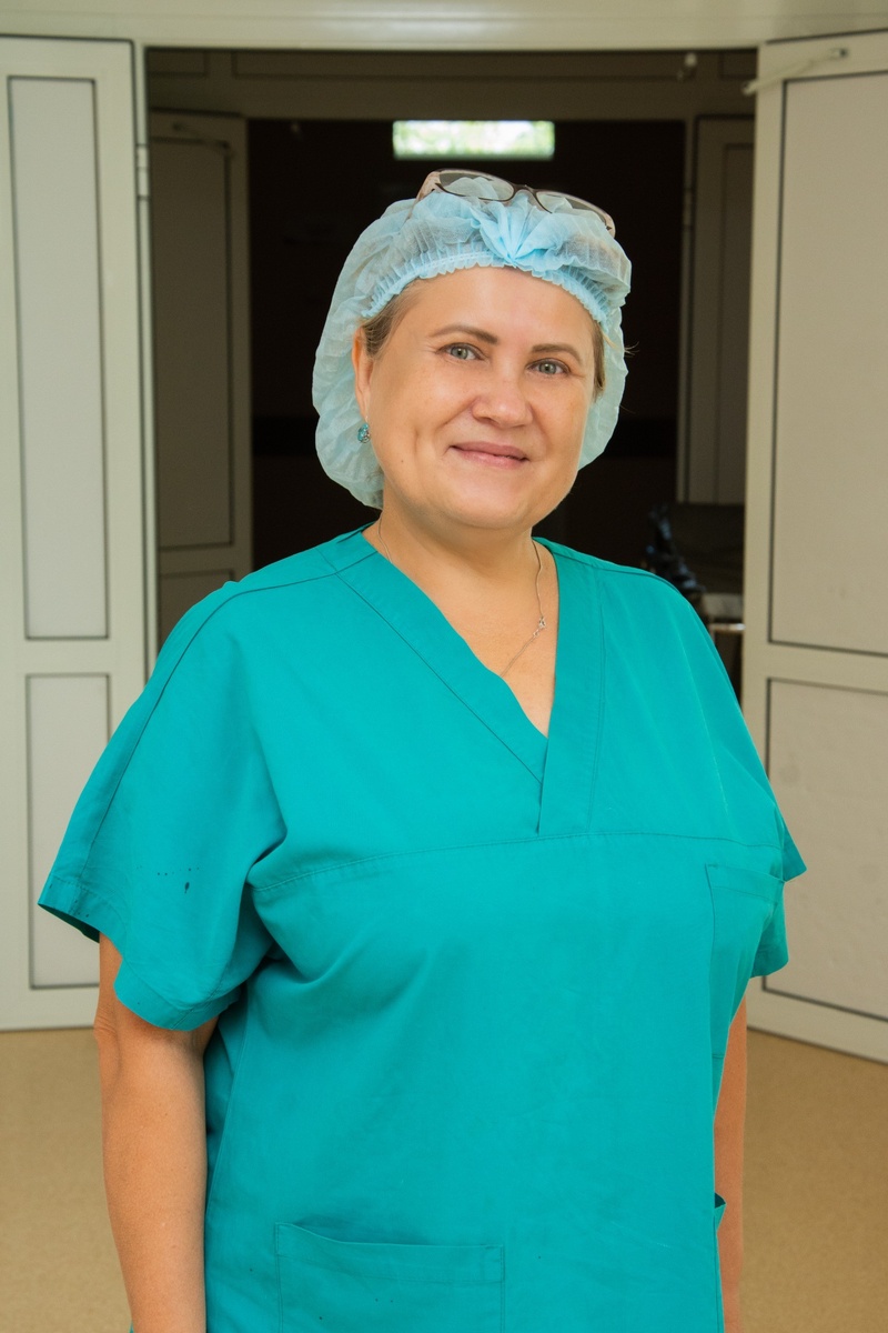 Маргарита Владимировна Антропова, старшая медицинская сестра Ожогового отделения ОКБ №1 