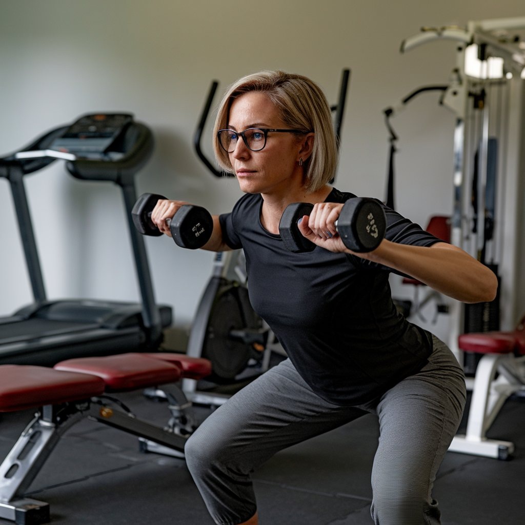 Силовые упражнения в рамках интервальных тренировок помогают сохранить и укрепить мышечную массу после 40 лет.