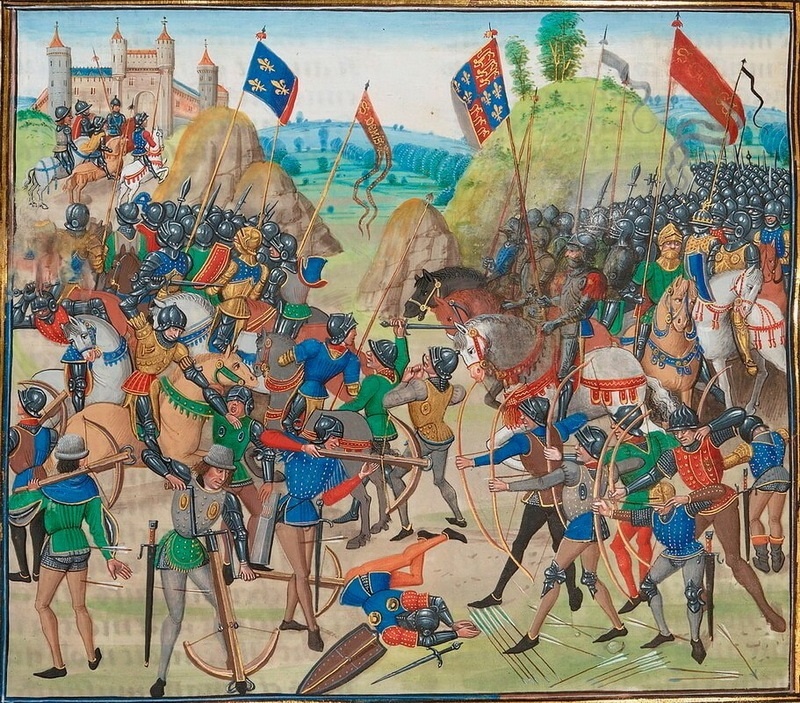 Битва при Креси. Хроники Фруассара, 1410 год