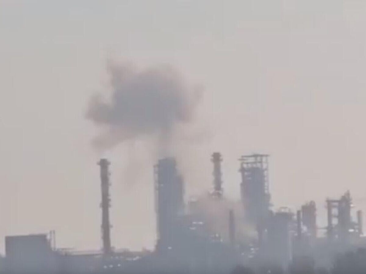    Сбитый беспилотник на НПЗ в Капотне© Соцсети