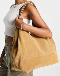 Mango Large Leather Tote