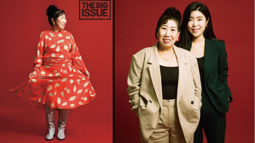 Пак Манне и ее внучка Ким Юра на обложке Big Issue Korea 2019. Источник: bigissue.kr 