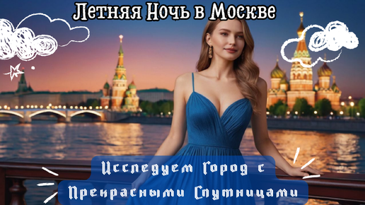 Download Video: Летняя Ночь в Москве: Исследуем Город с Прекрасными Спутницами