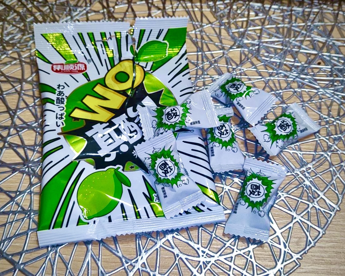 Леденцы WO со вкусом лимона из  «кислотного» бокса