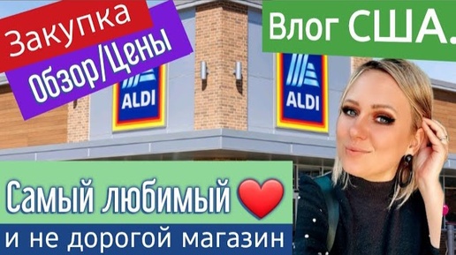 США_Влог_Закупка продуктов в Aldi многодетной семьи в Южной Каролине.