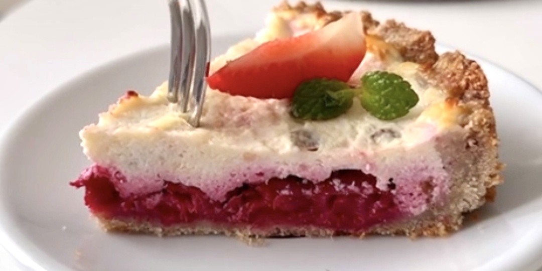 Быстрый пирог без сахара к чаю. Ваших действий на 5 минут